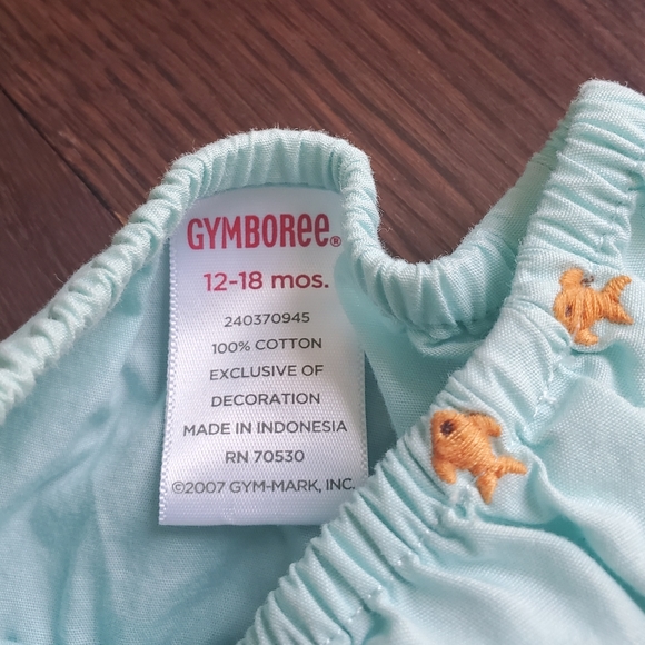 Gymboree empire waist top with diaper cover - Picture 3 of 3
